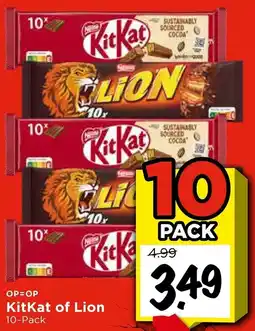 Vomar Voordeelmarkt KitKat of Lion aanbieding