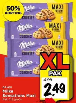 Vomar Voordeelmarkt Milka Sensations Maxi aanbieding