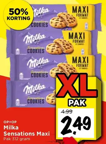 Vomar Voordeelmarkt Milka Sensations Maxi aanbieding