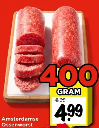 Vomar Voordeelmarkt Amsterdamse Ossenworst aanbieding