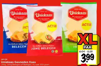 Vomar Voordeelmarkt Uniekaas Gesneden Kaas aanbieding