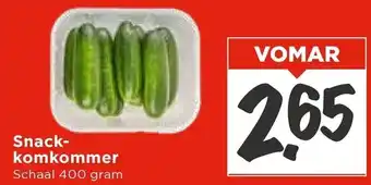 Vomar Voordeelmarkt Snackkomkommer aanbieding