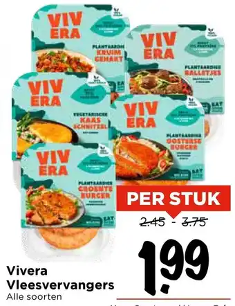 Vomar Voordeelmarkt Vivera Vleesvervangers aanbieding