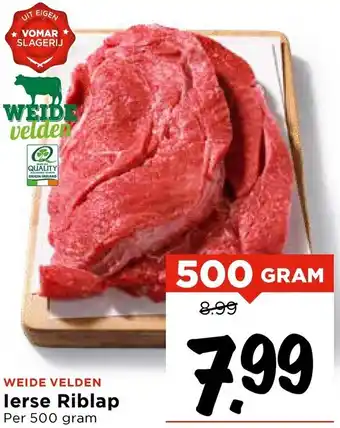 Vomar Voordeelmarkt lerse Riblap aanbieding