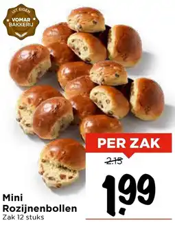 Vomar Voordeelmarkt Mini Rozijnenbollen aanbieding