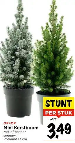 Vomar Voordeelmarkt Mini Kerstboom aanbieding