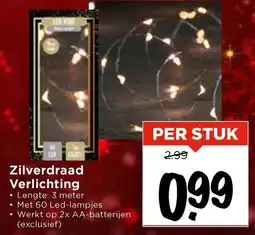 Vomar Voordeelmarkt Zilverdraad Verlichting aanbieding