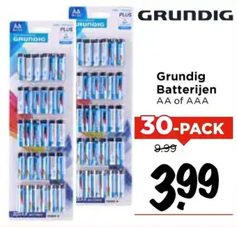 Vomar Voordeelmarkt Grundig Batterijen aanbieding