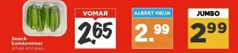 Vomar Voordeelmarkt Snack komkommer aanbieding