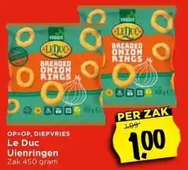 Vomar Voordeelmarkt Le Duc Uienringen Zak aanbieding