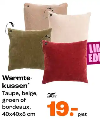 Kwantum Warmte- kussen aanbieding
