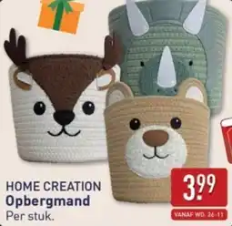 ALDI Home creation Opbergmand aanbieding