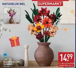ALDI Bloemen boeket bouwset aanbieding