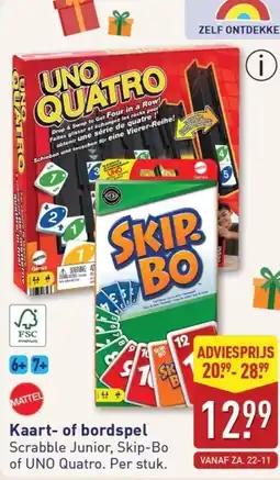 ALDI Kaart of bordspel aanbieding