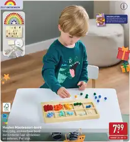 ALDI Houten Montessori-bord aanbieding