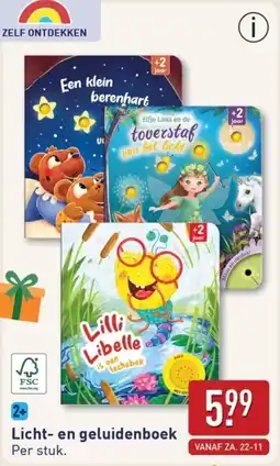 ALDI Licht en geluidenboek aanbieding