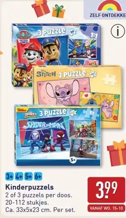 ALDI Kinderpuzzels aanbieding