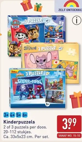 ALDI Kinderpuzzels aanbieding