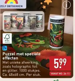 ALDI Puzzel met speciale effecten aanbieding