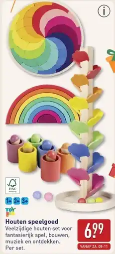 ALDI Houten speelgoed aanbieding