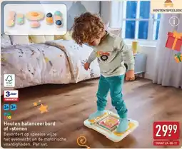 ALDI Houten balanceerbord of stenen aanbieding