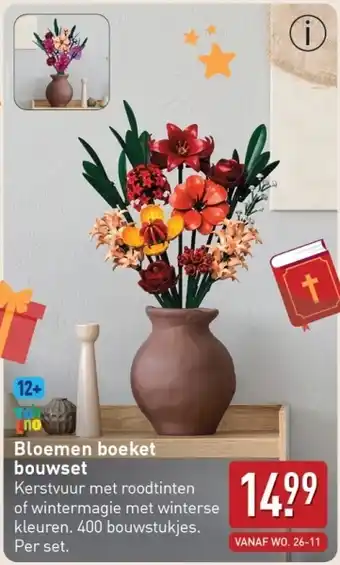 ALDI Bloemen boeket bouwset aanbieding