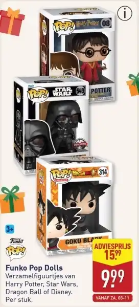 ALDI Funko Pop Dolls aanbieding