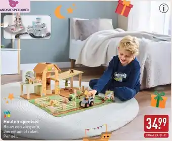 ALDI Houten speelset aanbieding