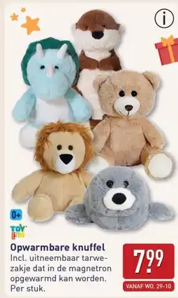 ALDI Opwarmbare knuffel aanbieding