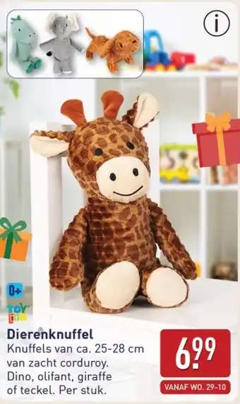 ALDI Dierenknuffel aanbieding