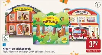 ALDI Kleur en stickerboek aanbieding