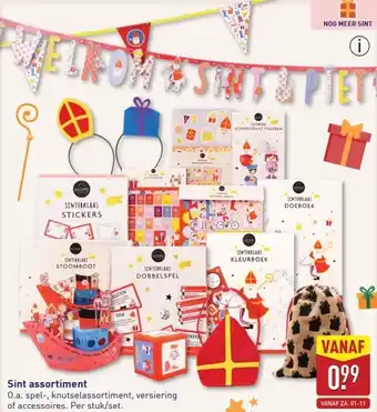 ALDI Sint assortiment aanbieding