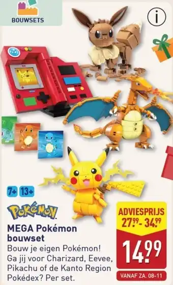 ALDI MEGA Pokémon bouwset aanbieding