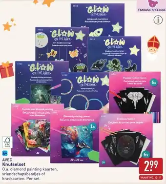 ALDI Avec Knutselset aanbieding