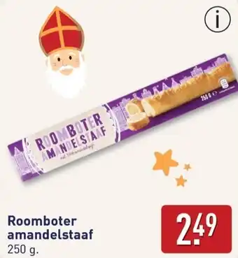 ALDI Roomboter amandelstaaf aanbieding