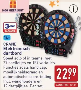 ALDI Crane Elektronisch dartbord aanbieding