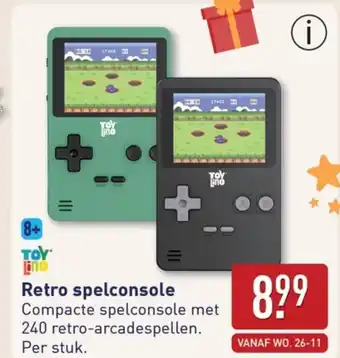 ALDI Retro spelconsole aanbieding