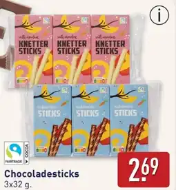 ALDI Chocoladesticks aanbieding