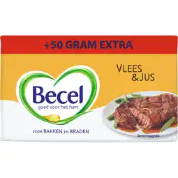 Albert Heijn Becel Vlees & jus voor bakken en braden aanbieding