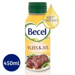 Albert Heijn Becel Vlees & jus vloeibaar aanbieding