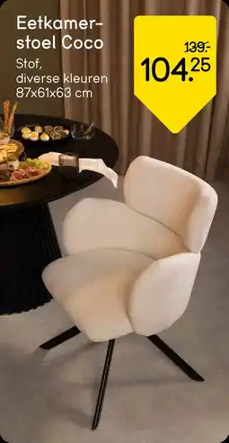 Leen Bakker Eetkamerstoel Coco aanbieding