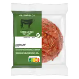 Albert Heijn AH Greenfields Beefburger tomaat aanbieding