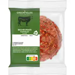 Albert Heijn AH Greenfields Beefburger tomaat aanbieding