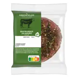 Albert Heijn AH Greenfields Beefburger jalapeno 2 stuks aanbieding