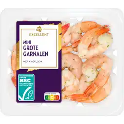 Albert Heijn AH Excellent Mini grote garnalen knoflook aanbieding