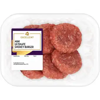 Albert Heijn AH Excellent Mini ultimate smokey burger aanbieding