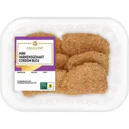 Albert Heijn AH Excellent Mini varkensgehakt cordon bleu aanbieding