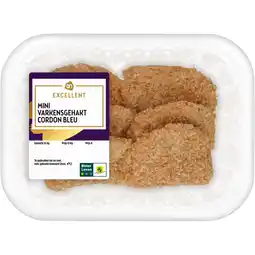 Albert Heijn AH Excellent Mini varkensgehakt cordon bleu aanbieding