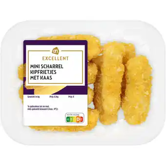 Albert Heijn AH Excellent Mini scharrel kipfrietjes met kaas aanbieding