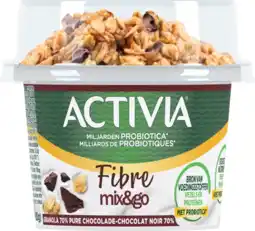 Albert Heijn Activia Mix & go granola dark chocolate aanbieding